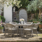 Menton 6 Seater Round Dining Set - WowCornwall