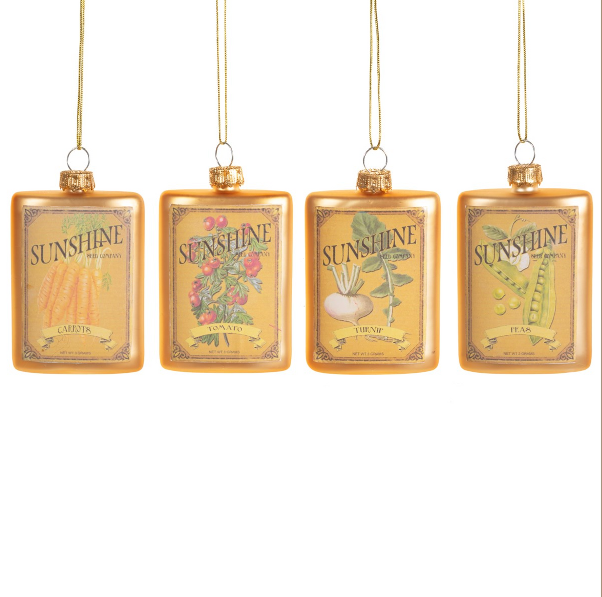 Seed Packet Bauble Christmas Decoration - each