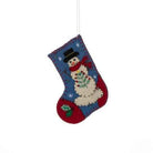 Felt Snowman Stocking Christmas Decoration by Shoeless Joe