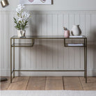 Rothbury Desk Bronze 1300x500x760mm - WowCornwall