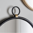 Bayswater Small Mirror in Gold or Black (w)400mm x (d)20mm x (h)470mm - WowCornwall