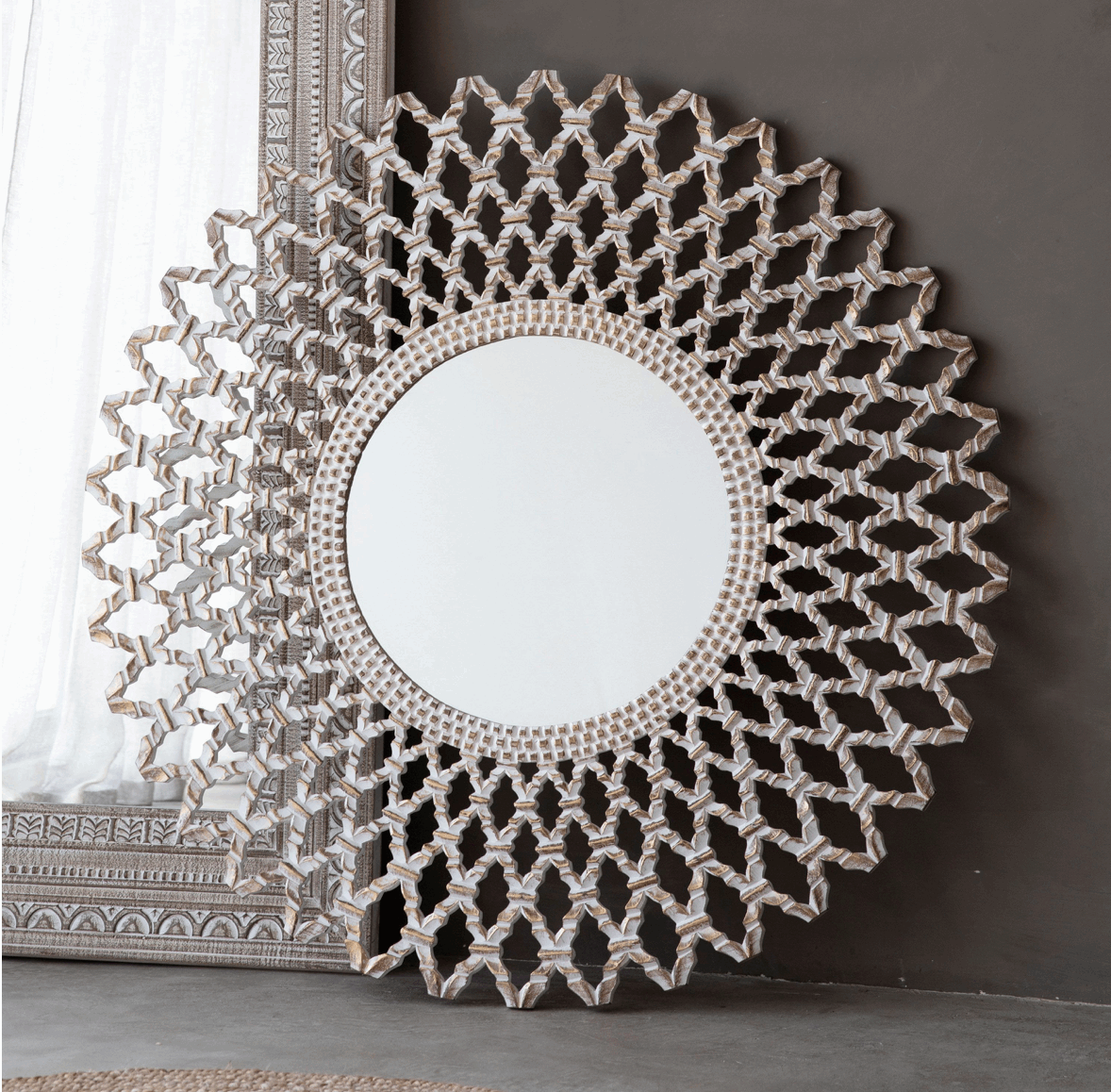 Bharta Mirror (w)1220mm x (d)25mm x (h)1220mm - WowCornwall