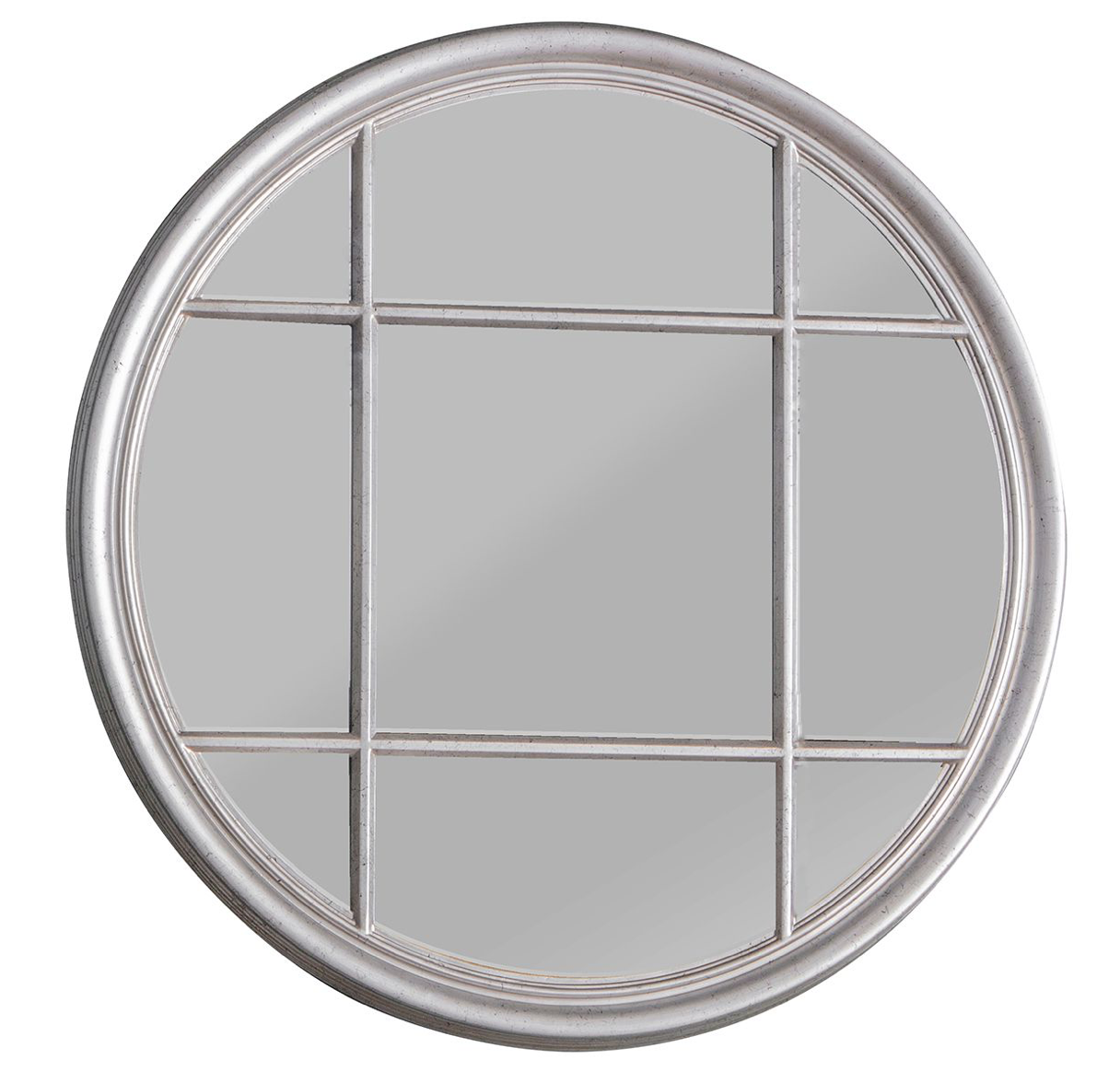 Eccleston Round Mirror in Clay or Silver (w)1000mm x (d)40mm x (h)1000mm - WowCornwall