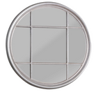 Eccleston Round Mirror in Clay or Silver (w)1000mm x (d)40mm x (h)1000mm - WowCornwall