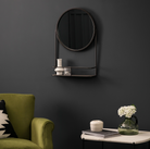 Emerson Mirror in Bronze, Black or Silver (w)420mm x (d)110mm x (h)630mm - WowCornwall