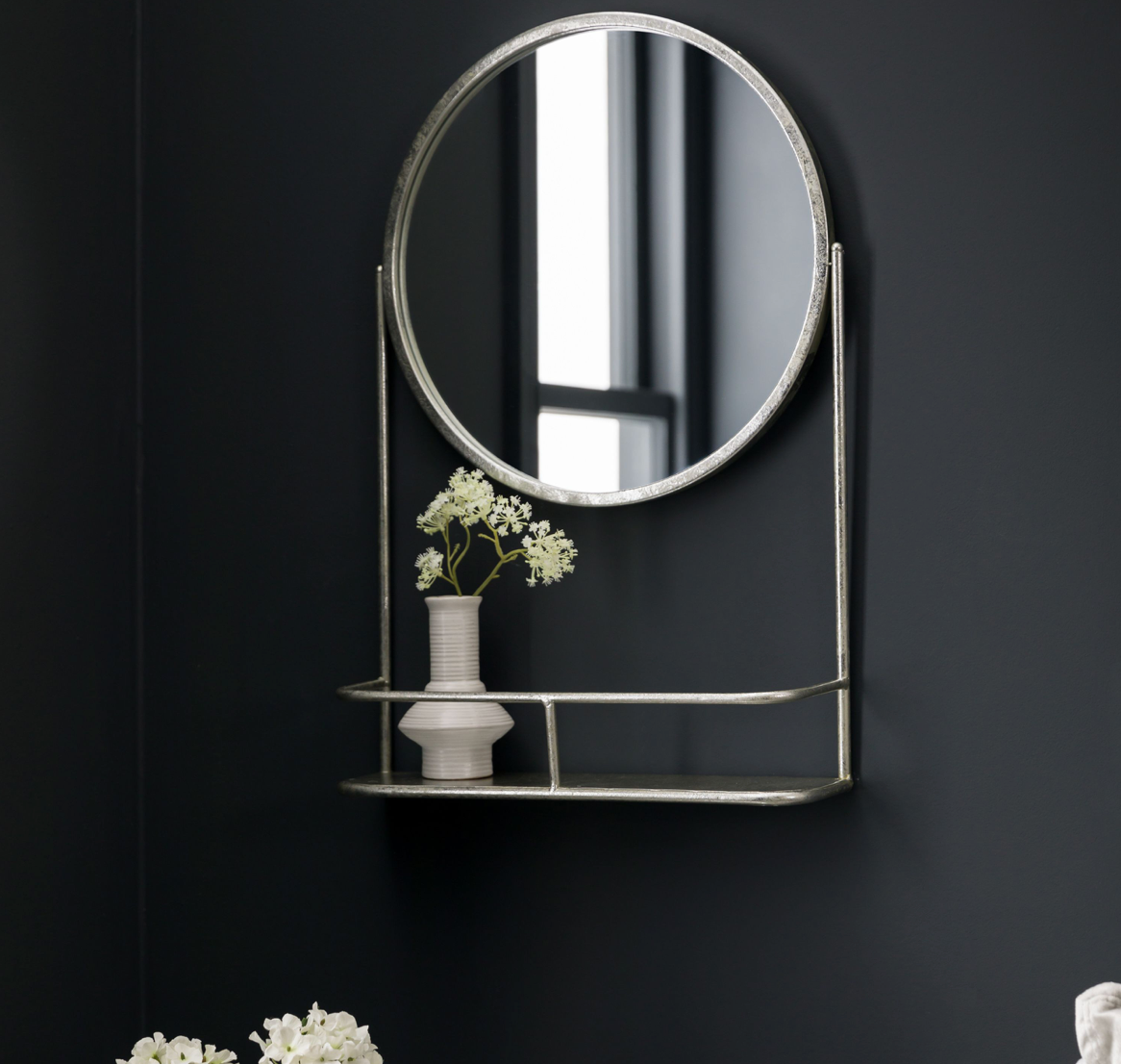 Emerson Mirror in Bronze, Black or Silver (w)420mm x (d)110mm x (h)630mm - WowCornwall