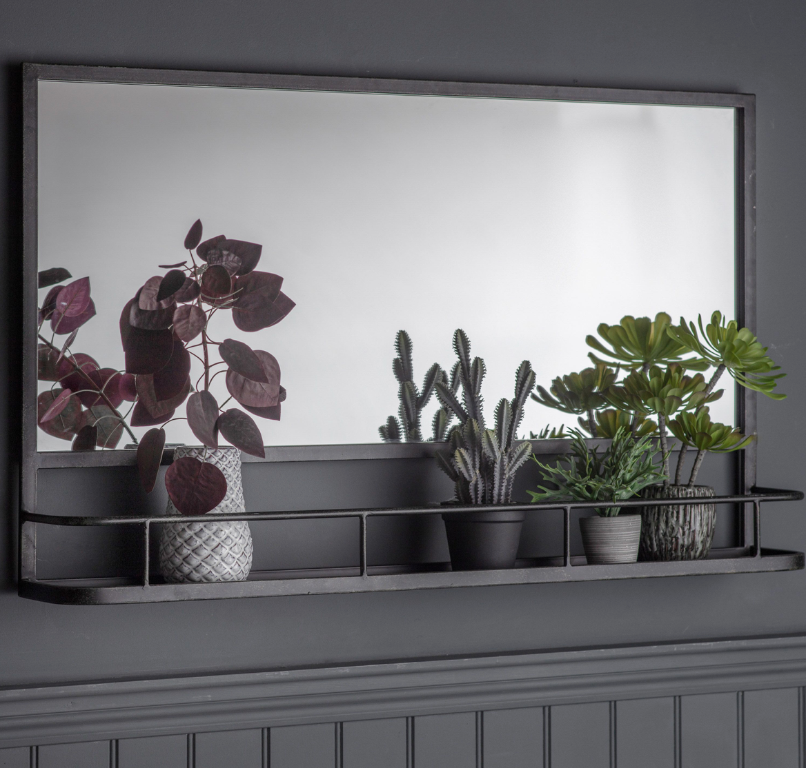 Emerson Overmantel Mirror (w)1060mm x (d)150mm x (h)630mm - WowCornwall