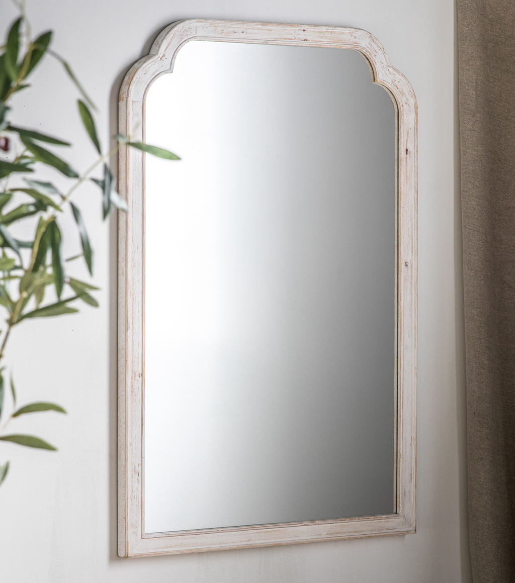 Esther Mirror Wood (w)810mm x (d)40mm x (h)1210mm - WowCornwall