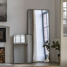 Holworth Mirror, gold or black in two sizes - WowCornwall