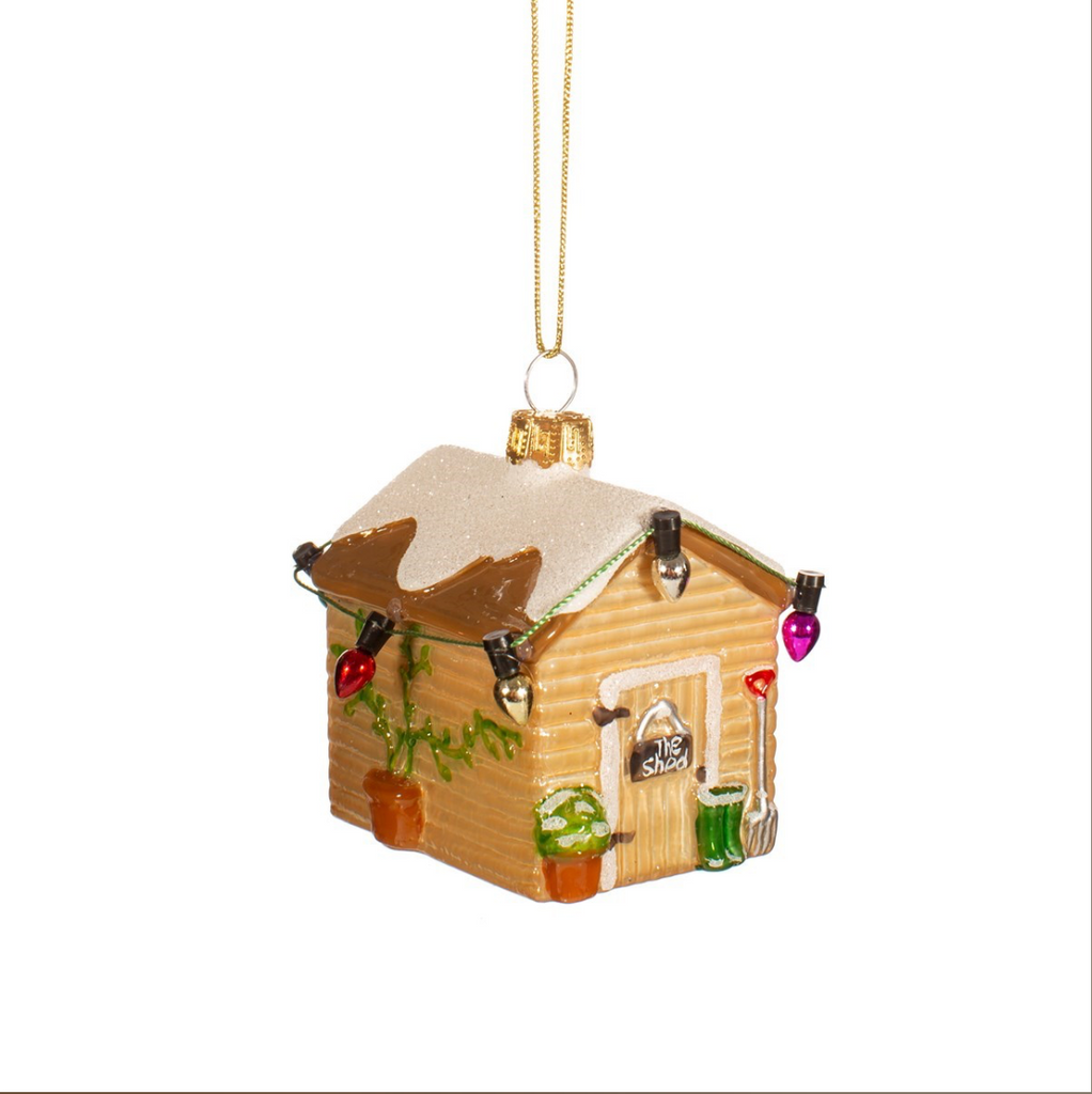 Mini Shed Shaped Bauble - WowCornwall