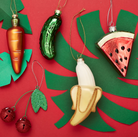 Winter Veggies Carrot Shaped Bauble Orange - WowCornwall
