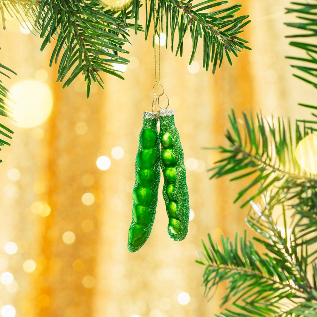 Peas In A Pod Shaped Bauble - WowCornwall