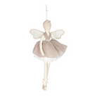 Hanging Blush Angel Christmas Decoration - WowCornwall