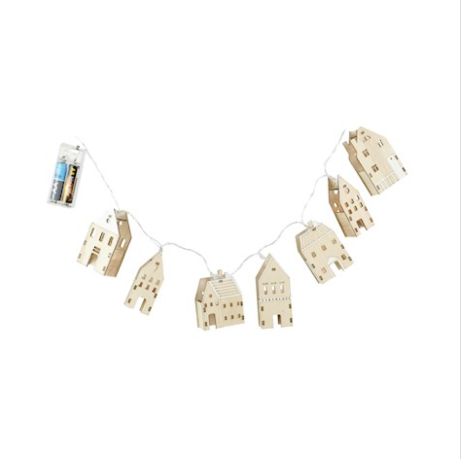 LED House Garland Christmas Decoration - WowCornwall