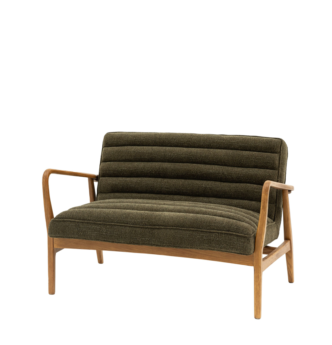 Datsun 2 Seater Sofa Green - 1180mm x 760mm x 800mm - WowCornwall