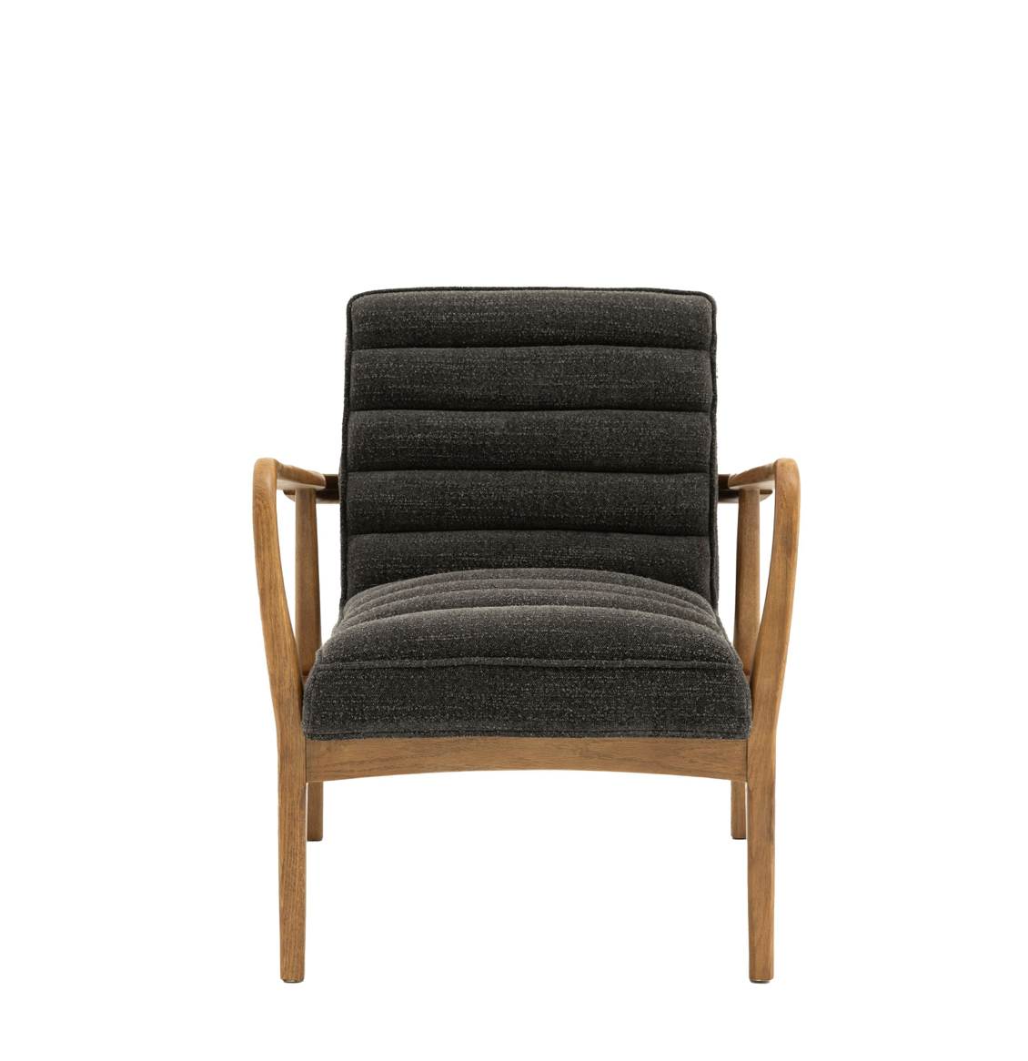 Datsun armchair Charcoal - 690mm x 760mm x 800mm - WowCornwall