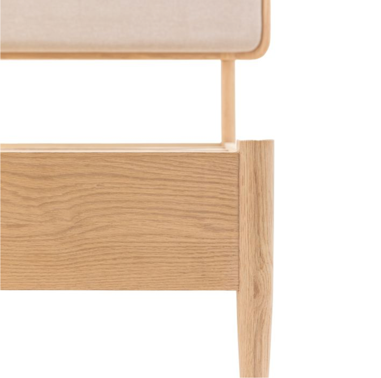 Hatfield 5' Bed Natural 1690x2000x1120mm - WowCornwall