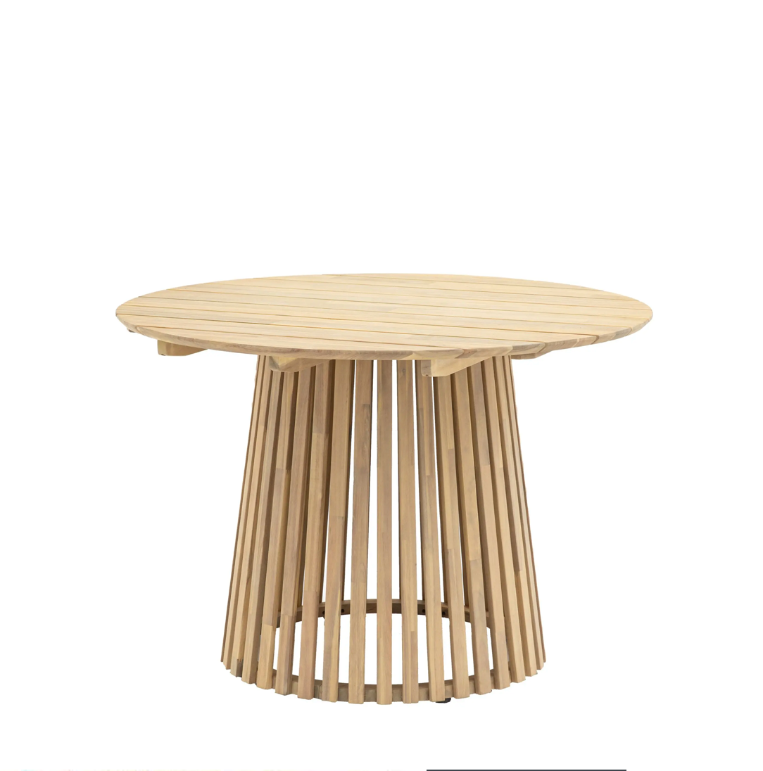 Rialto Round Dining Table 4 Seater 1100x1100x750mm - WowCornwall