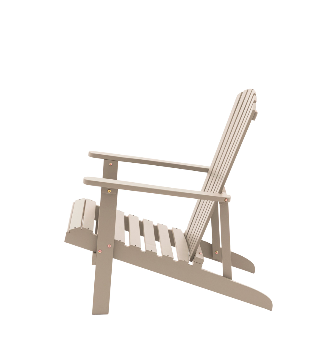 Siena Lounge Chair Taupe 660x820x850mm - WowCornwall