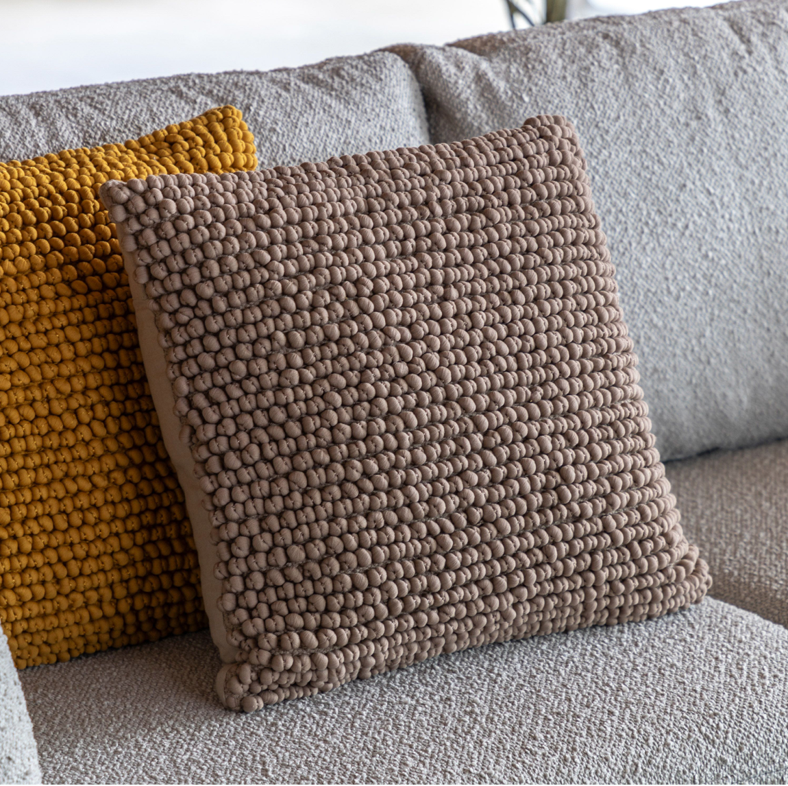 Pino Cushion, Taupe - WowCornwall