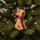 Dog With Bandana Felt Decoration