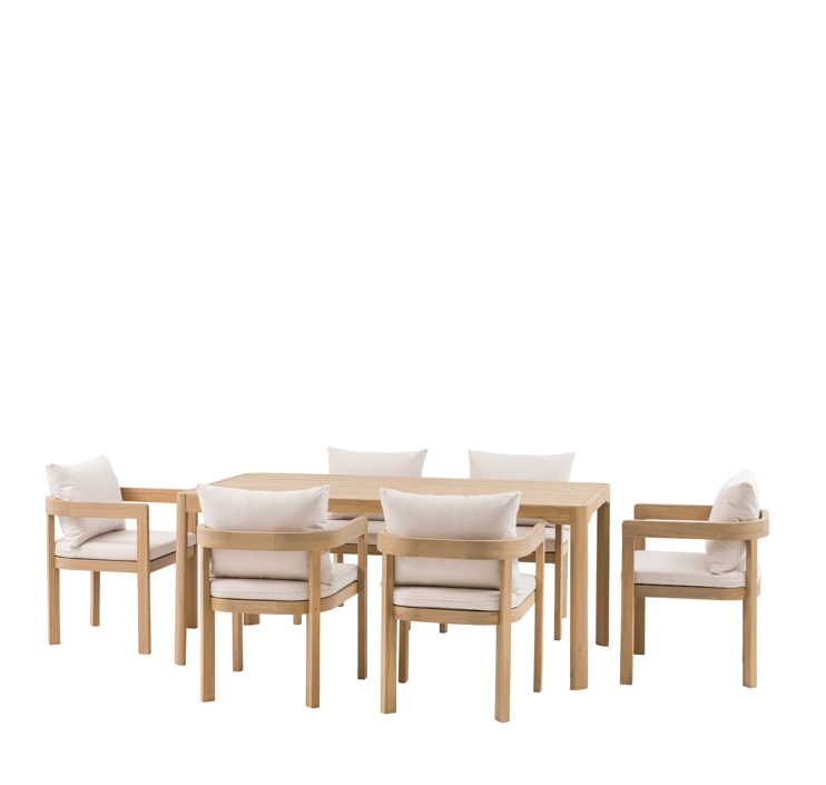 Madeira 6 Seater Dining Set