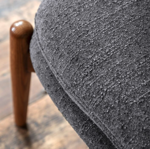 Datsun footstool Charcoal - 555mm x 475mm x 395mm - WowCornwall