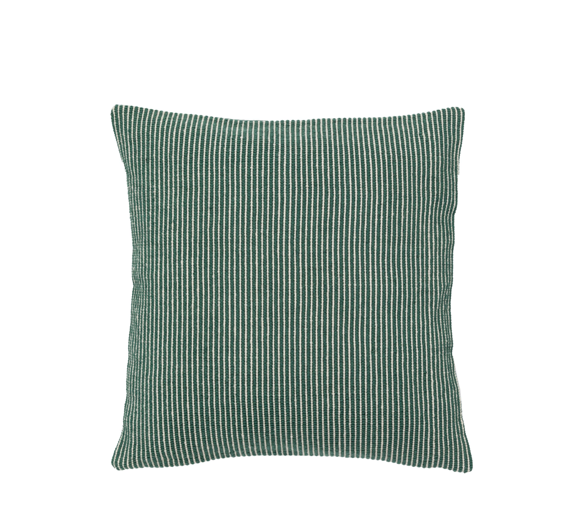 Ula Pinstripe Showerproof  Cushion - Apricot or Green - WowCornwall