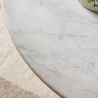 Close-up of a marble-patterned surface with a soft focus on the background