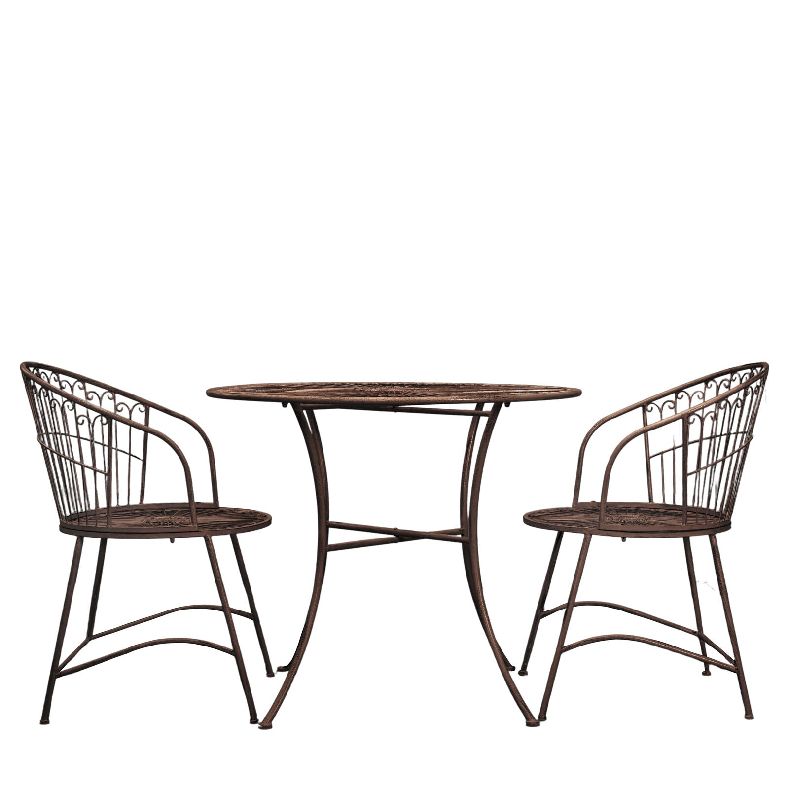 Siracusa 2 Seater Bistro Set Noir