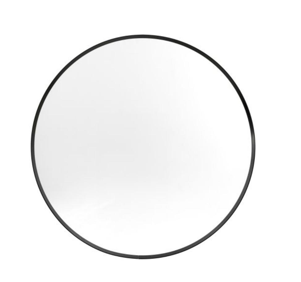 Holworth Round Mirror in two colours and two sizes - WowCornwall