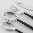 Soren Cutlery Set x16 Black - WowCornwall