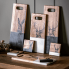 Stag Coasters White Marble (Set of 4) - WowCornwall