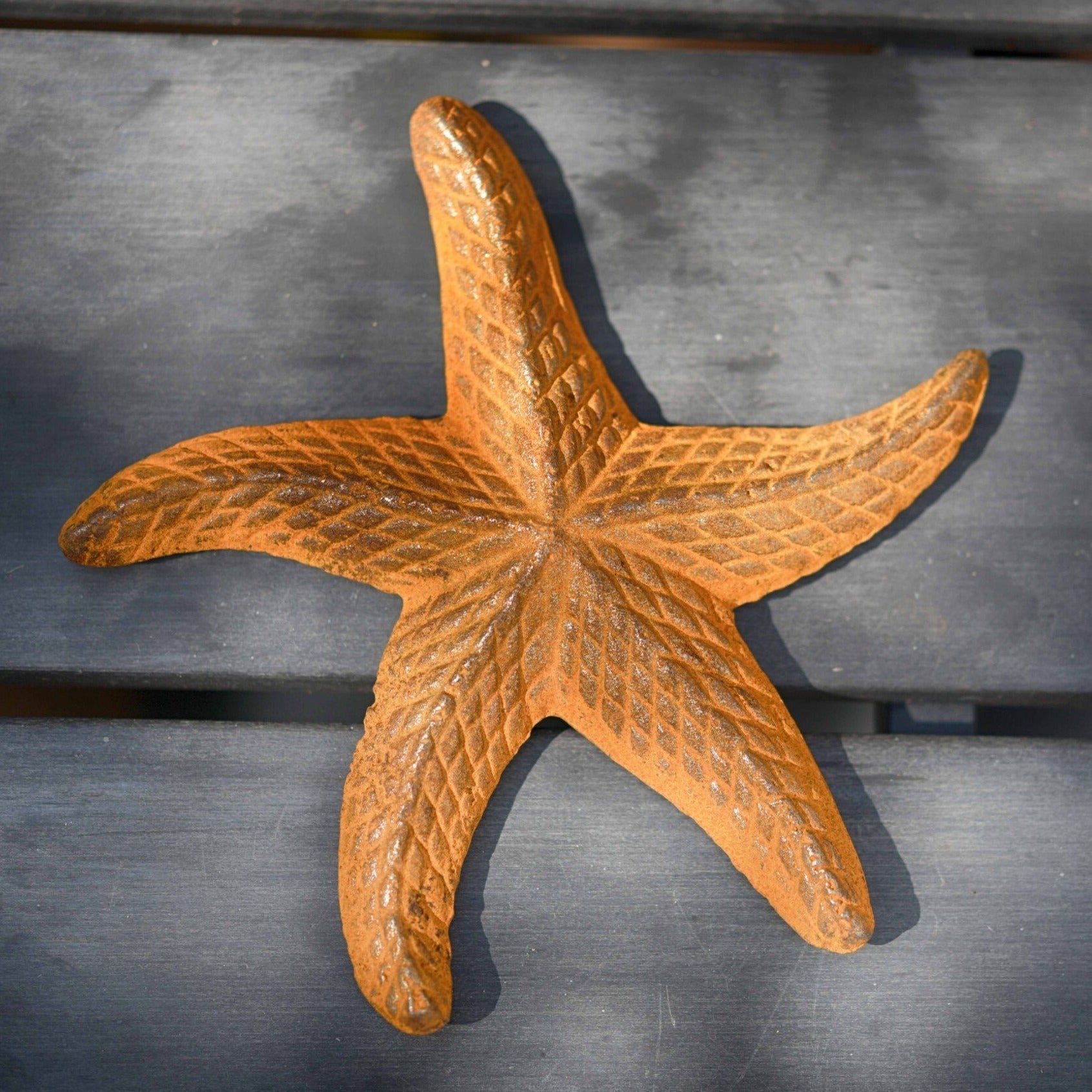 Rusty Starfish sculpture - WowCornwall