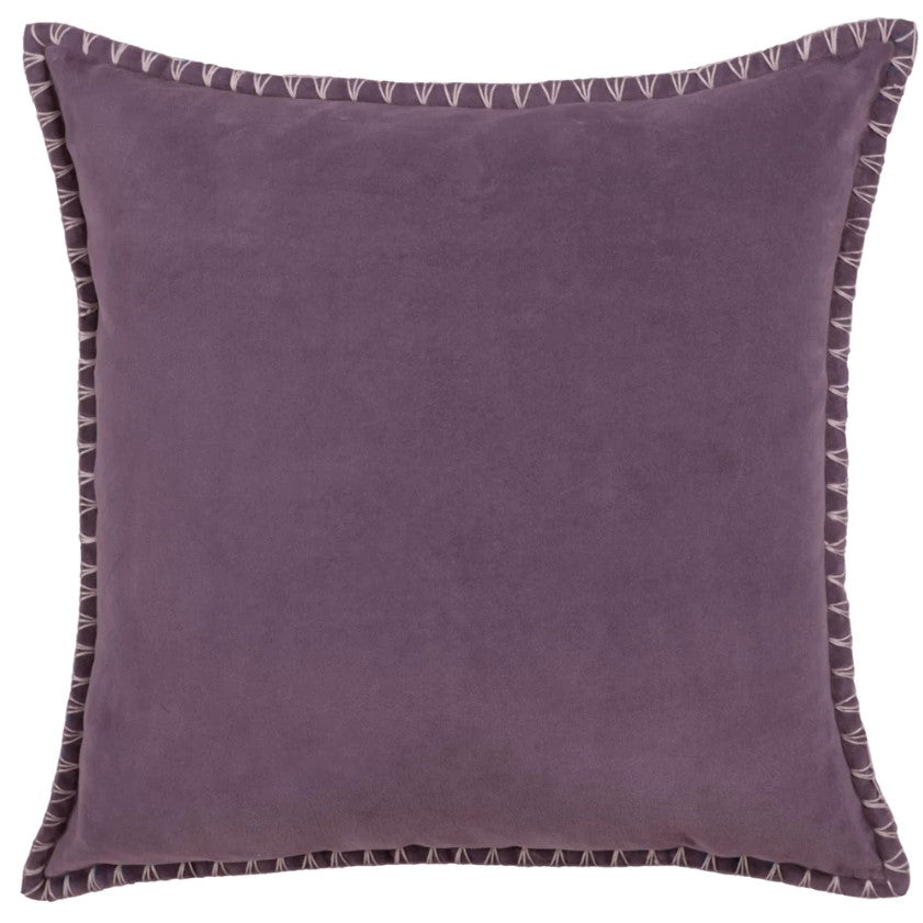 Plum Border Cushion Cover - WowCornwall