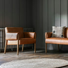 Stratford Armchair Brown Leather