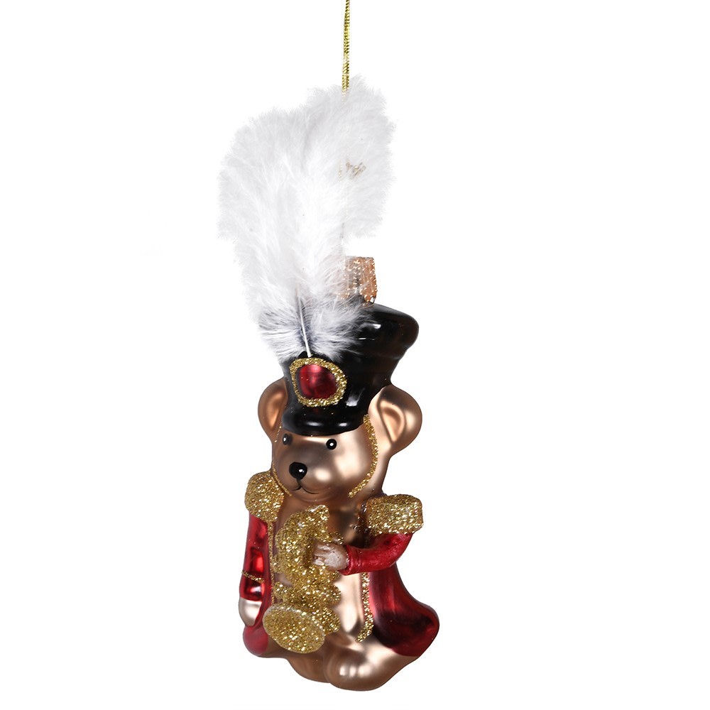 Circus conductor bear Christmas Decoration - WowCornwall