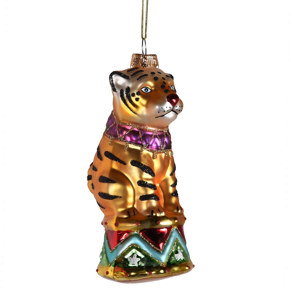 Tiki performing tiger Christmas Decoration - WowCornwall