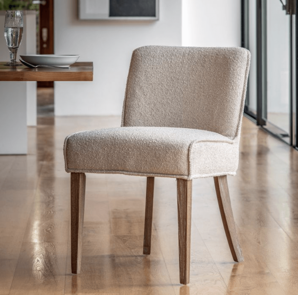 Tarnby Chair Taupe (2pk) - WowCornwall