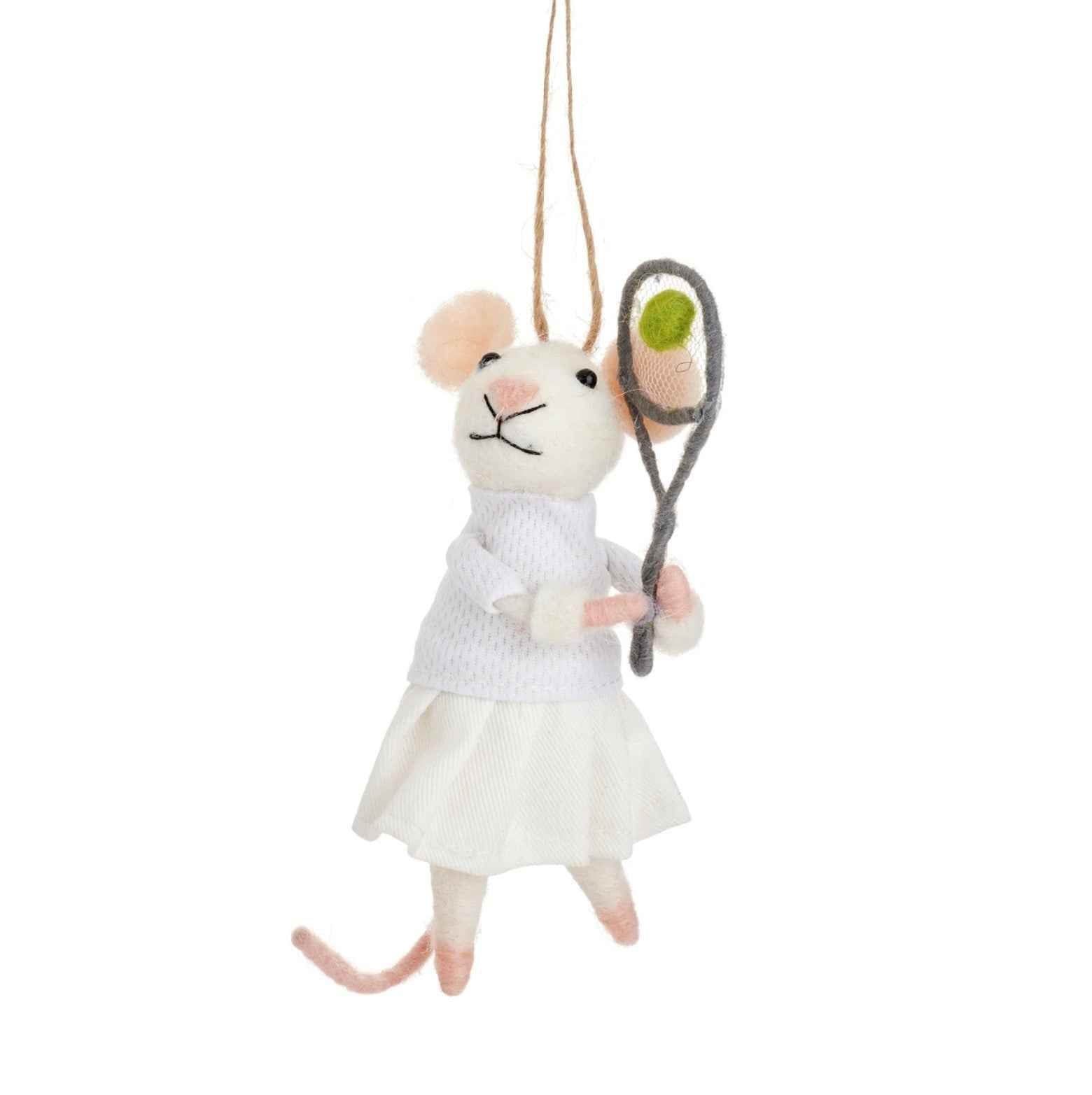 Tennis Mouse Decoration