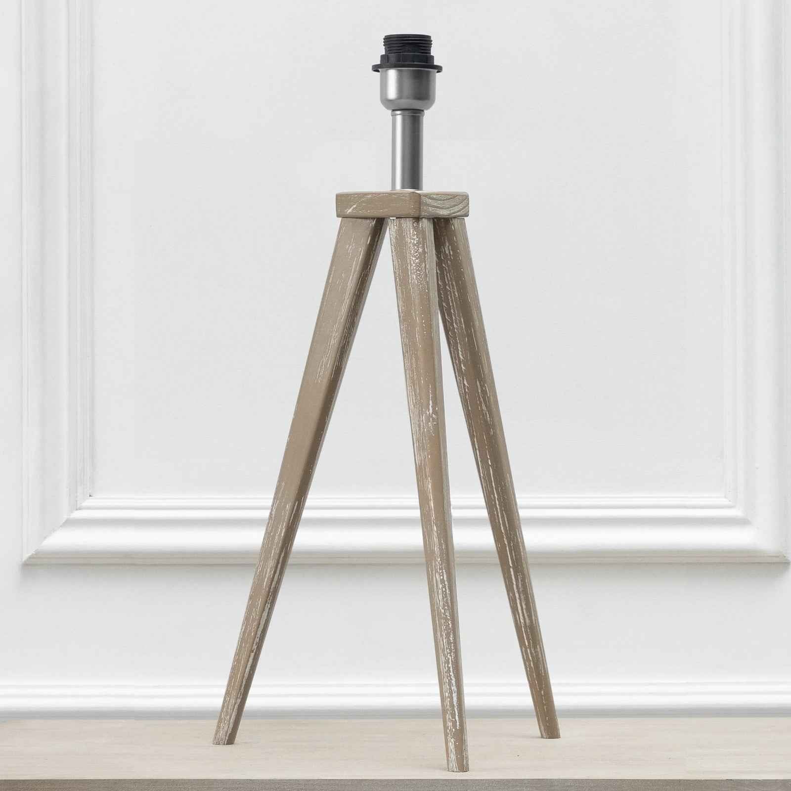 Tripod Lamp Base - Grey Wash