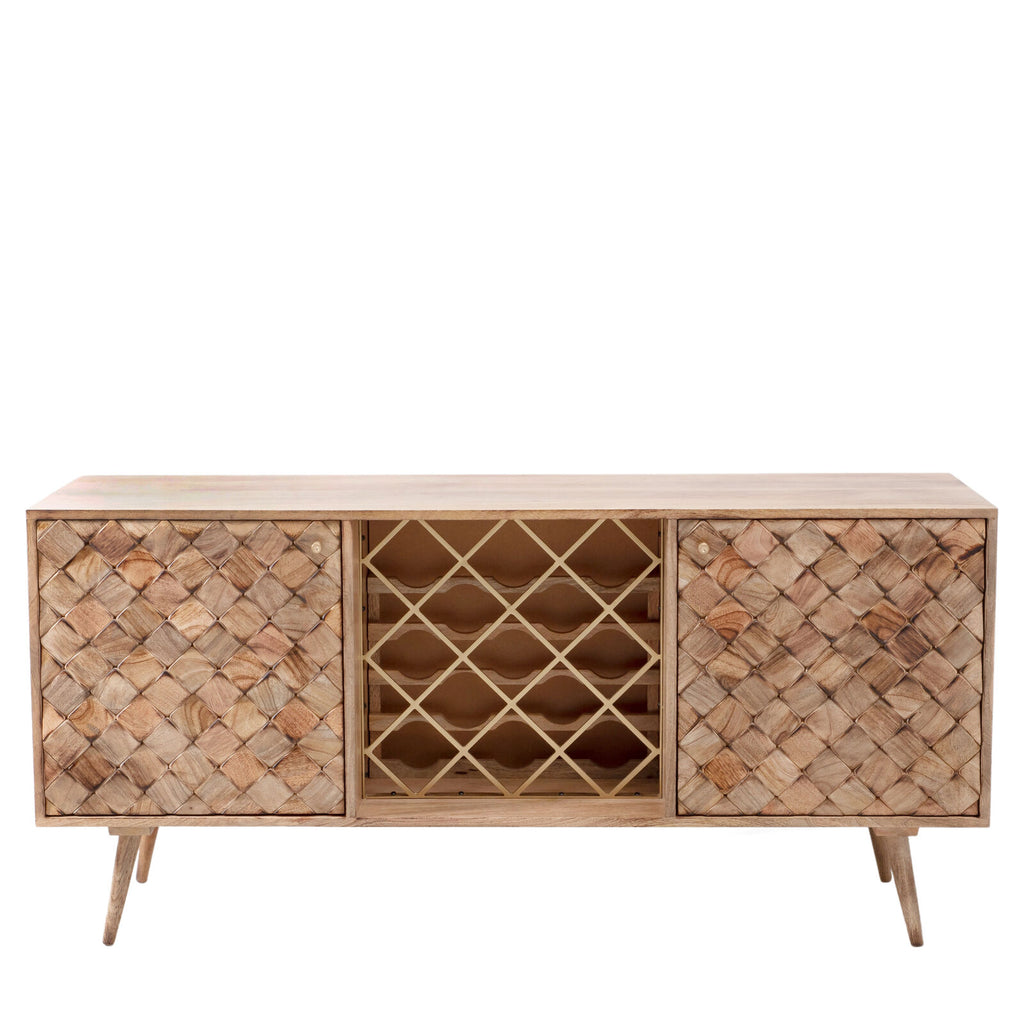 Tuscany Wine Sideboard Burnt Wax