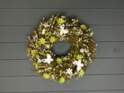 Twig, Flower And Butterfly Wreath (36cm) - WowCornwall