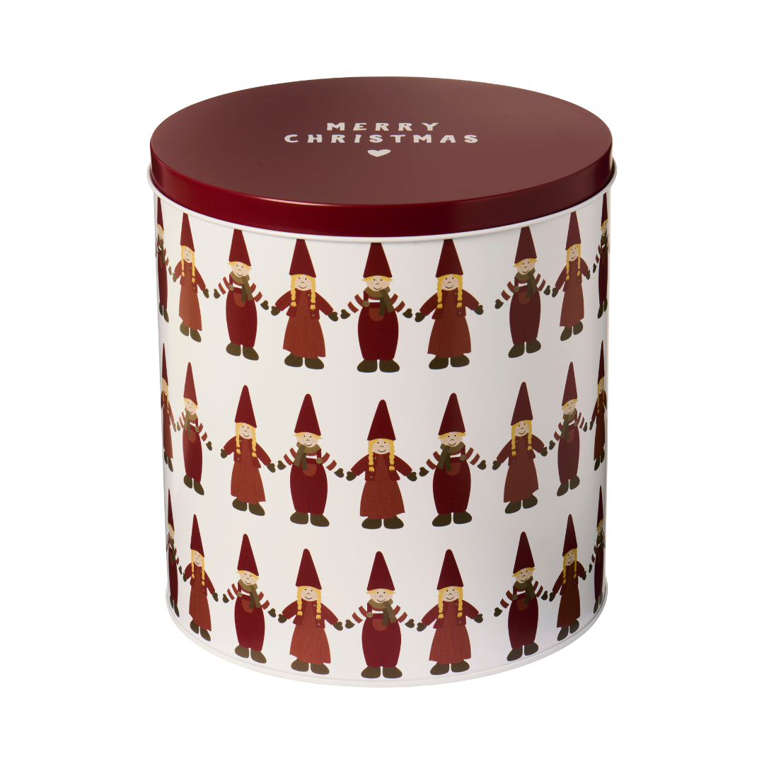 Santa's Helpers Tall Cake Tin - WowCornwall