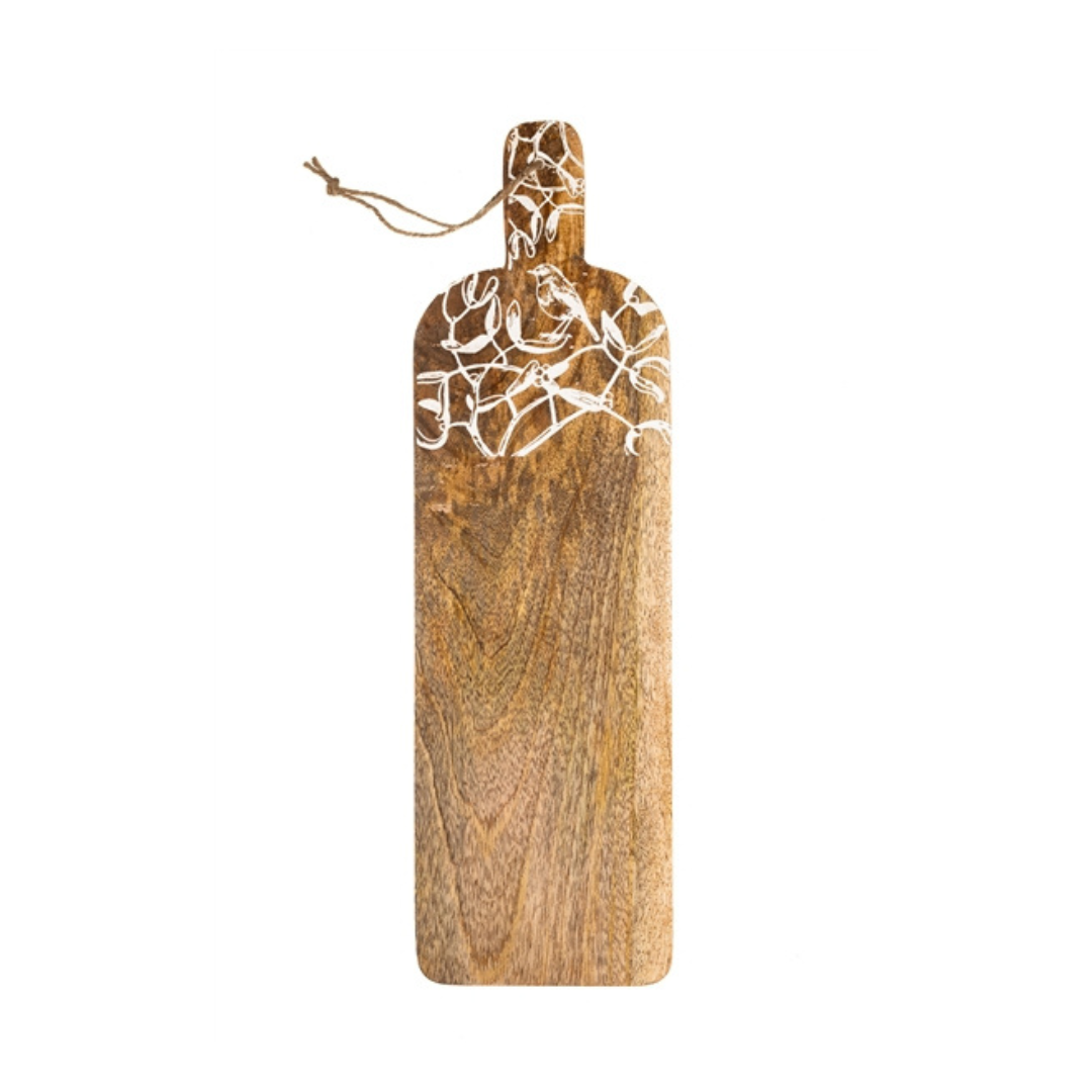 Robin and Mistletoe Serving Board - WowCornwall