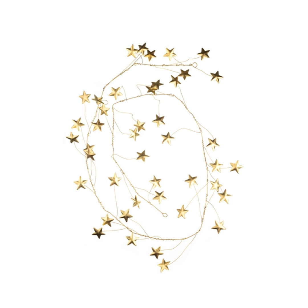 Golden Star Garland - WowCornwall