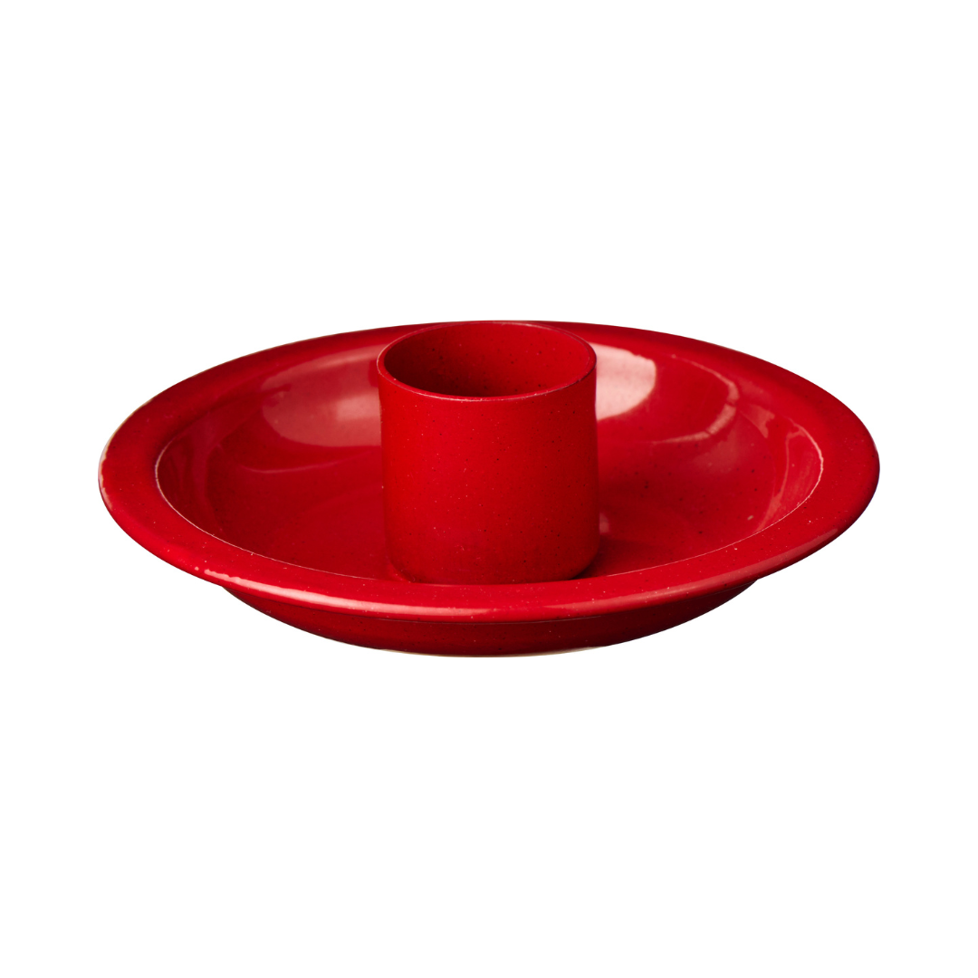 Red Candle Holder - WowCornwall