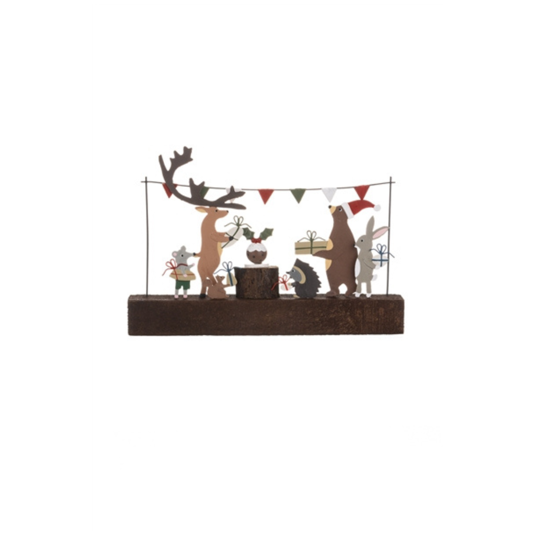 Woodland Xmas Party Block - WowCornwall