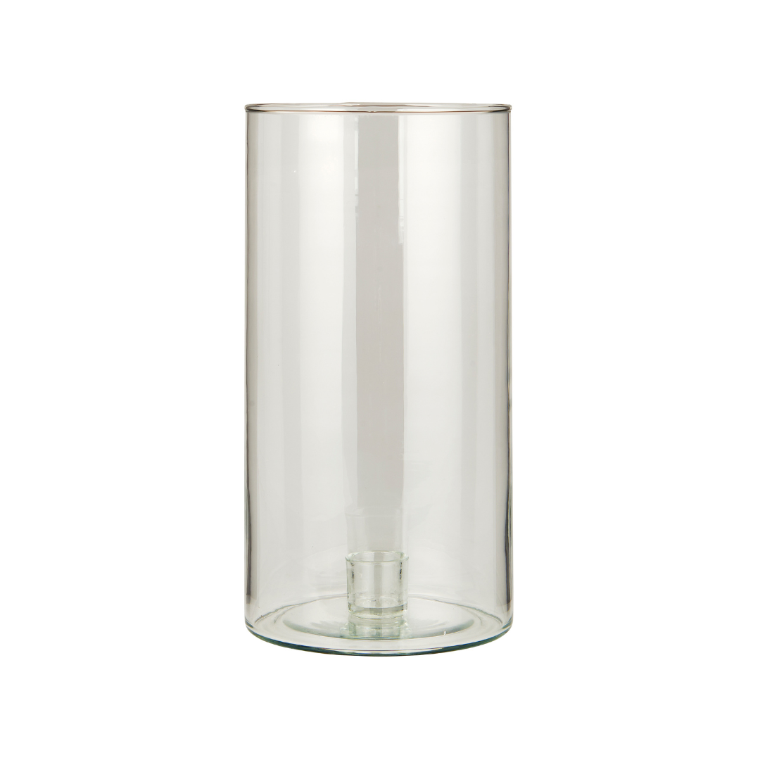 Glass Candle Holder Glass Medium - WowCornwall