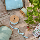 Cotton Ribbon in Light Blue 5m - WowCornwall